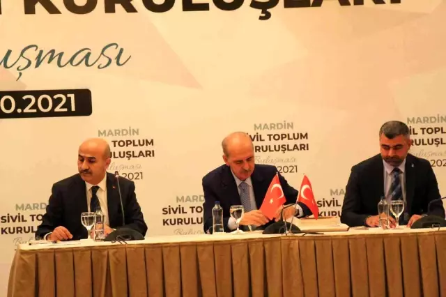 Numan Kurtulmuş Mardin'de STK temsilcileriyle buluştu