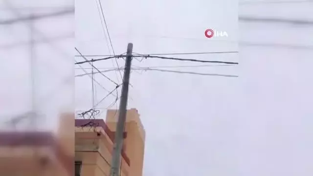 Peru'da bıçak bağlanan drone ile güvercin kurtarma operasyonu