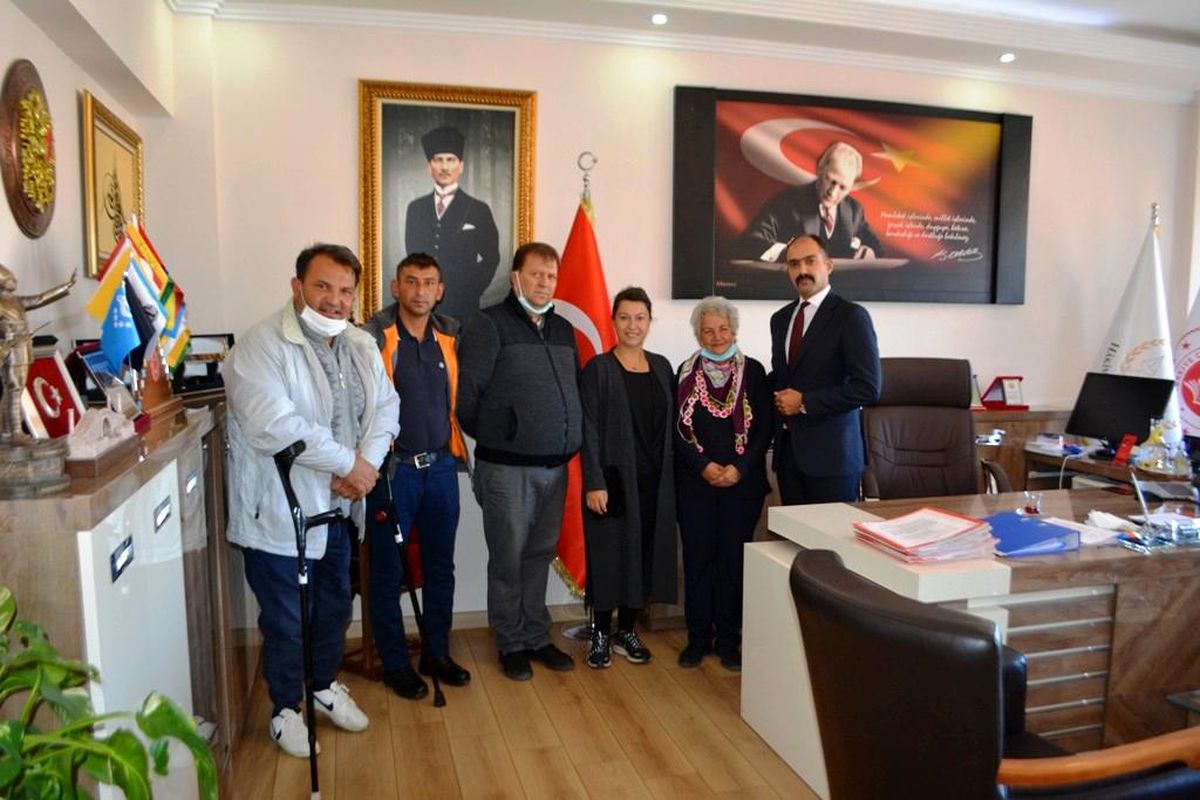 Şefkatli Eller'den Başsavcı Necati Kayaközü'ne nazik ziyaret