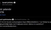 Sözcü Çataklı'dan 'Kıbrıslı 42 yazara Türkiye'ye giriş yasağı getirldi' ifadesine sert cevap