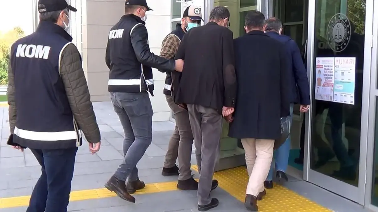 Tekirdağ merkezli 3 ilde 'İhaleye fesat karıştırma' operasyonunda adliyeye sevkler başladı