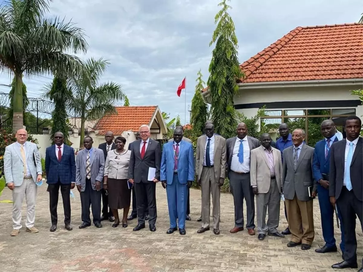 Son dakika haberi! Türkiye'nin Cuba Büyükelçisi Mutaf, Güney Sudan Hayvancılık Bakanı Nyikwec ile görüştü