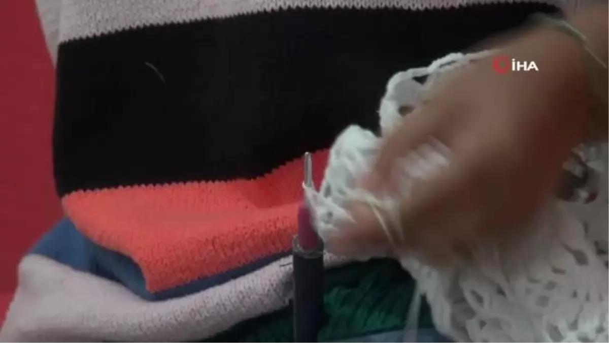 45 saniyeye sığdırdığı acılarını ilmek atarak aştı
