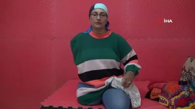 45 saniyeye sığdırdığı acılarını ilmek atarak aştı