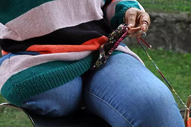 45 saniyeye sığdırdığı acılarını ilmek atarak aştı