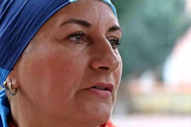 45 saniyeye sığdırdığı acılarını ilmek atarak aştı