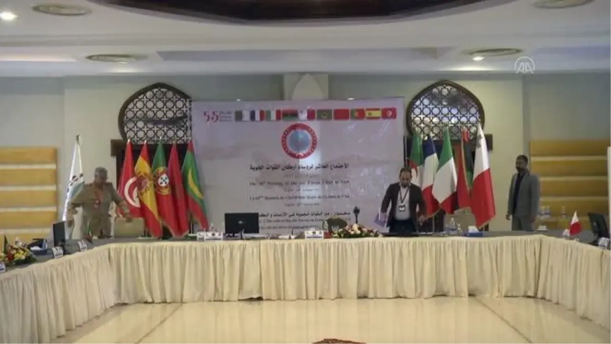 5+5 Savunma Girişimi ülkelerinin hava kuvvetleri komutanları Libya'da toplandı