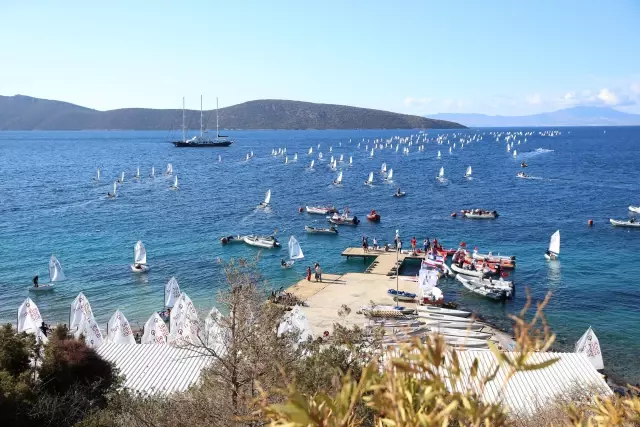 9. Bodrum Uluslararası Optimist Yarışları başladı