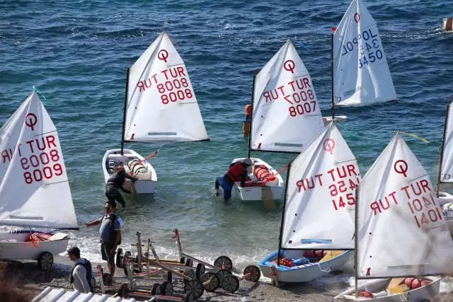 9. Bodrum Uluslararası Optimist Yarışları başladı