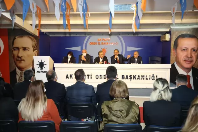 AK Parti'li Özhaseki, Ordu'da partisinin il başkanlığında konuştu Açıklaması