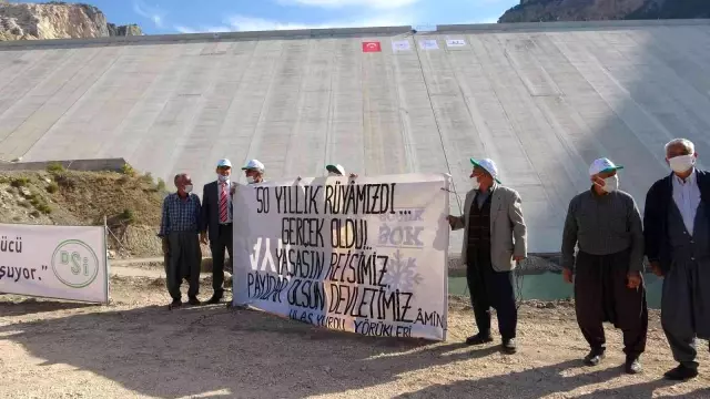 Bakan Pakdemirli, Mersin'de Pamukluk Barajı Su Tutma Programı'na katıldı Açıklaması