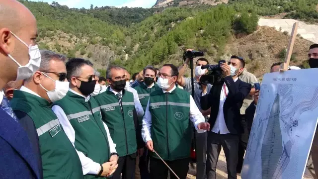 Bakan Pakdemirli, Mersin'de Pamukluk Barajı Su Tutma Programı'na katıldı Açıklaması
