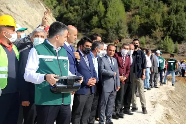 Bakan Pakdemirli, Mersin'de Pamukluk Barajı Su Tutma Programı'na katıldı Açıklaması