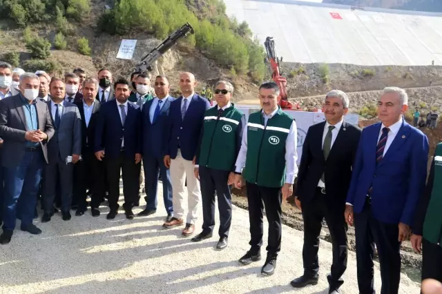 Bakan Pakdemirli, Mersin'de Pamukluk Barajı Su Tutma Programı'na katıldı Açıklaması