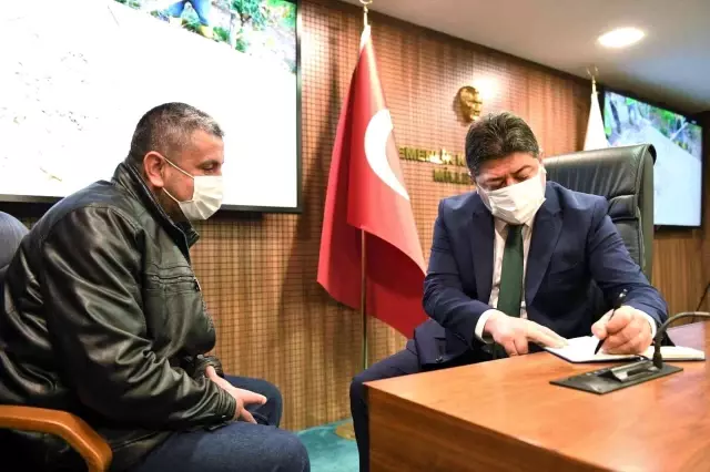 Başkan Tören, vatandaşların sorunlarını dinlemeyi sürdürüyor