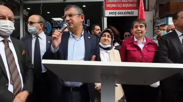 CHP Grup Başkanvekili Özel, Tavşanlı'da konuştu