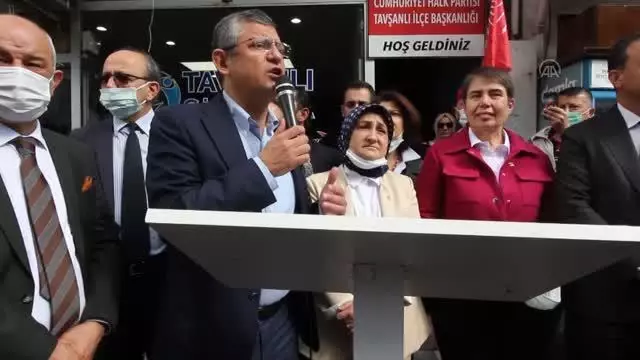 CHP Grup Başkanvekili Özel, Tavşanlı'da konuştu