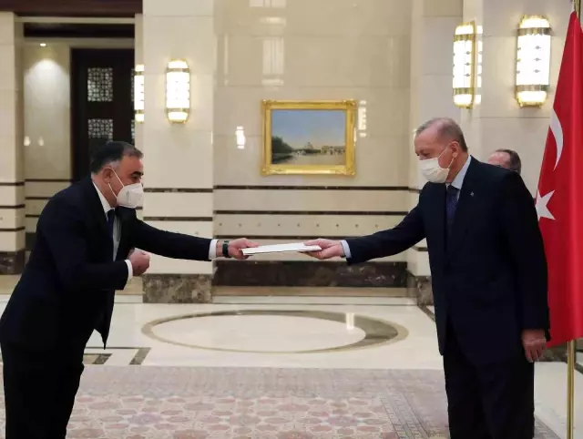 Son dakika haberleri: Avustralya'nın Ankara Büyükelçisi Armitage, Cumhurbaşkanı Erdoğan'a güven mektubu sundu