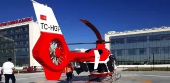Devlet Hastanesi: Son dakika haber | Kalp hastasının imdadına helikopter ambulans yetişti Devlet Hastanesi: Son dakika haber | Kalp hastasının imdadına helikopter ambulans yetişti