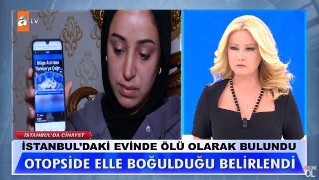 Evinde ölü bulunan kadının, Müge Anlı ile ilgili paylaşımı yürek burktu