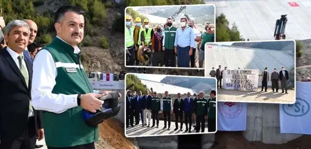 Bakan Pakdemirli, Mersin'de Pamukluk Barajı Su Tutma Programı'na katıldı Açıklaması