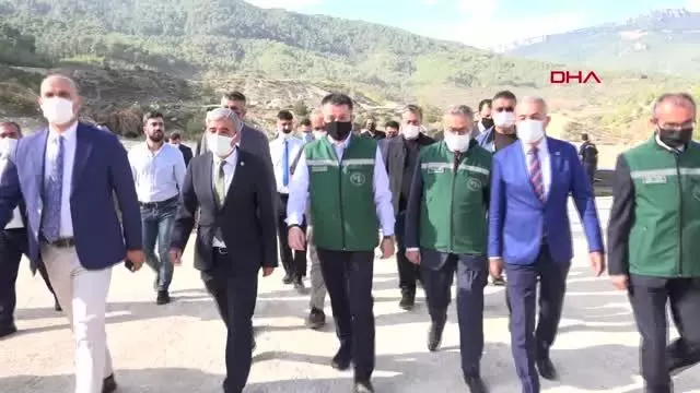 PAMUKLUK BARAJI'NDA SU TUTMA İŞLEMİ BAKAN PAKDEMİRLİ'NİN KATILIMIYLA BAŞLADI