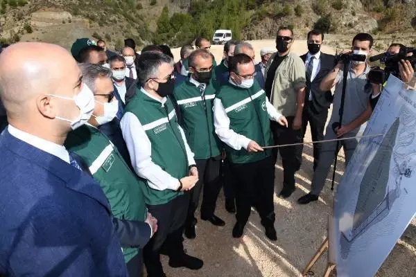 Bakan Pakdemirli, Mersin'de Pamukluk Barajı Su Tutma Programı'na katıldı Açıklaması