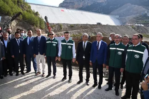 Bakan Pakdemirli, Mersin'de Pamukluk Barajı Su Tutma Programı'na katıldı Açıklaması