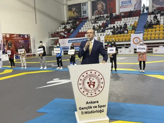 Türkiye Gençler Tekvando Şampiyonası için seremoni düzenlendi