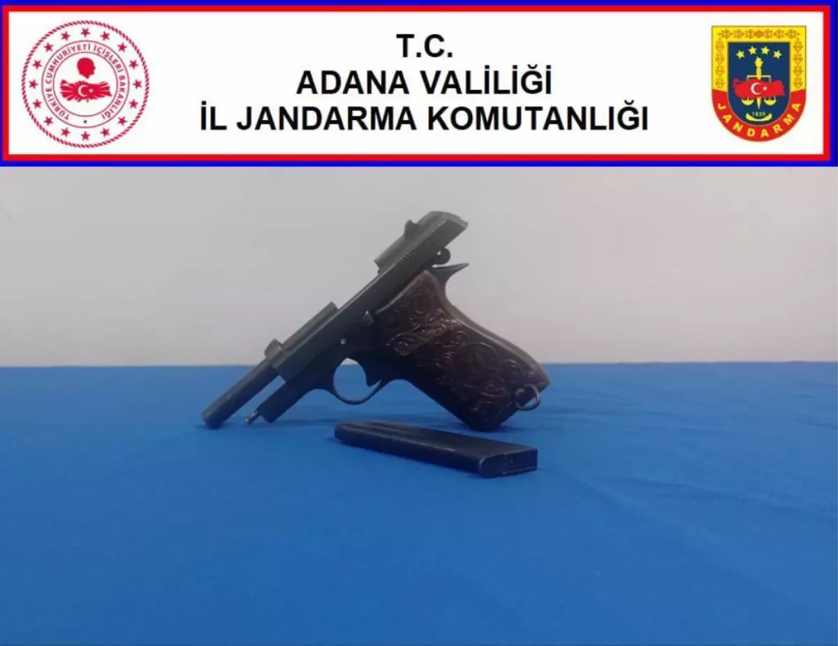 Adana'da ruhsatsız silah taşıyan kişi yakalandı