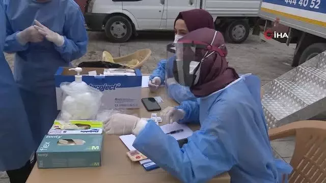 Altınordu'da mobil sağlık tarama aracı aşılama için hizmette