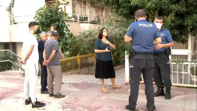 Balkondan düşen yaşlı adamı, alt komşusu tutarak ölümden kurtardı