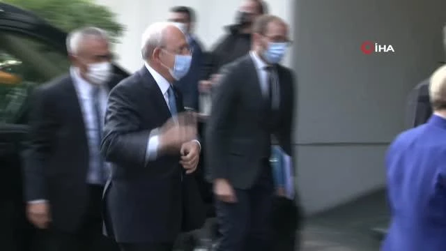 CHP başkanı Kılıçdaroğlu, Merkez Bankası'na giriş yaptı