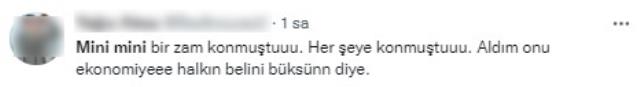 AK Partili eski vekil "Mini küçük artırım gelmiştir" dedi, toplumsal medyada 400 bine yakın tweet atıldı