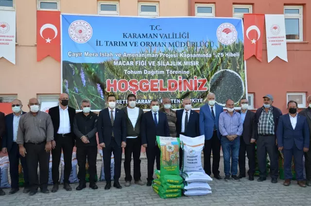 Çiftçilere silajlık mısır tohumu dağıtıldı