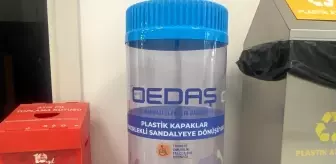 Kütahya: OEDAŞ'tan 'Plastik Kapaklar Tekerlekli Sandalyeye Dönüşüyor' kampanyasına destek Kütahya: OEDAŞ'tan 'Plastik Kapaklar Tekerlekli Sandalyeye Dönüşüyor' kampanyasına destek