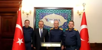 Sahil Güvenlik Komutanı Ahmet Kendir'den Mudanya Kaymakamı Ayhan Terzi'ye ziyaret