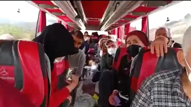 Tehlikeli yolculuğa jandarma 'dur' dedi