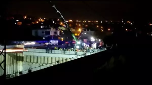 Arnavutköy'de metro inşaatında işçileri taşıyan sepetin halatı koptu: 3 yaralı