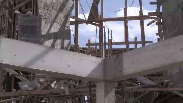 Cami inşaatındaki göçükte bir işçi yaralandı