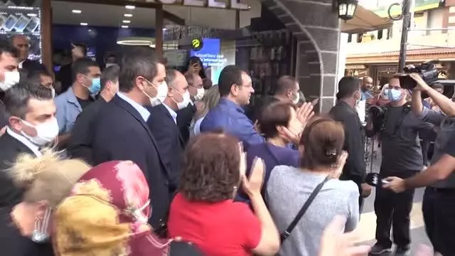 DİYARBAKIR - İstanbul Büyükşehir Belediye Başkanı İmamoğlu, ziyaretlerde bulundu