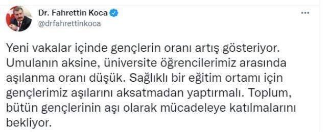 Son Dakika: Türkiye'de 16 Ekim günü koronavirüs nedeniyle 212 kişi vefat etti, 28 bin 537 yeni olay tespit edildi