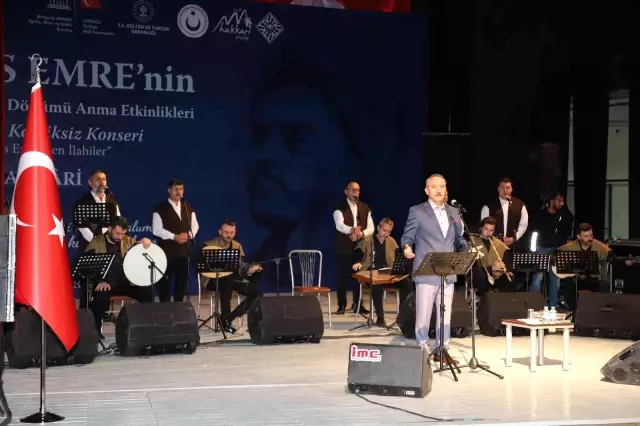 Hakkari'de Yunus Emre'yi anma aktifliği