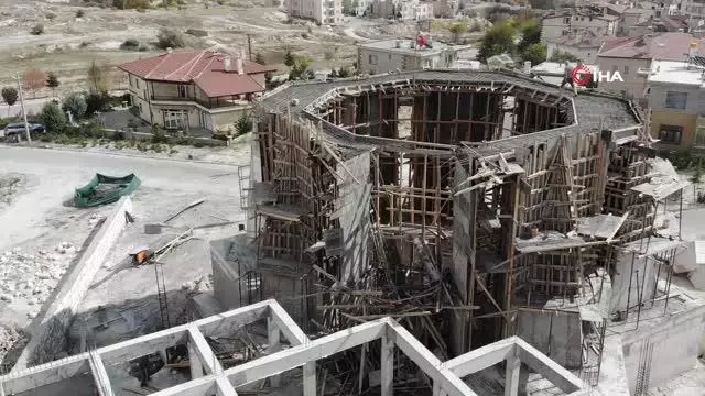 Son dakika haberleri! İnşaat halindeki caminin giriş bölümü çöktü: 1 yaralı