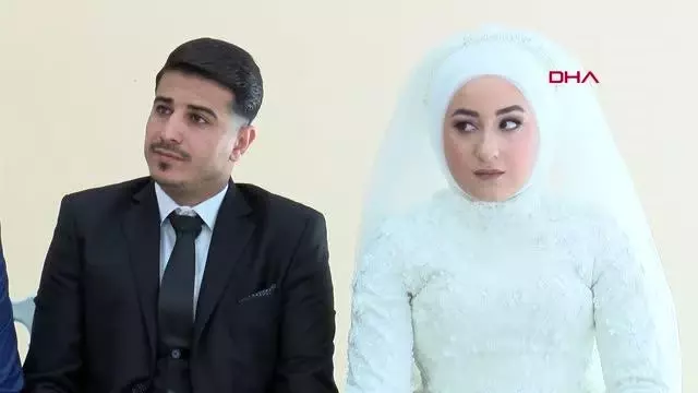 İSTANBUL-Bağcılar'da 13 çift Toplu Düğün Şöleni ile dünya evine girdi