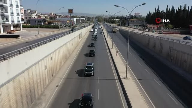 Kahramanmaraş'ta dernek açılışına 300 araçlık konvoy