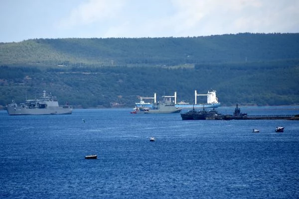 NATO savaş gemileri, 'Nusret-2021 Davet Tatbikatı' için Çanakkale'de