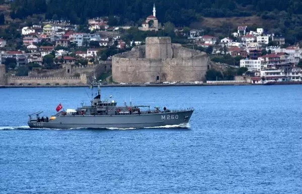 NATO savaş gemileri, 'Nusret-2021 Davet Tatbikatı' için Çanakkale'de