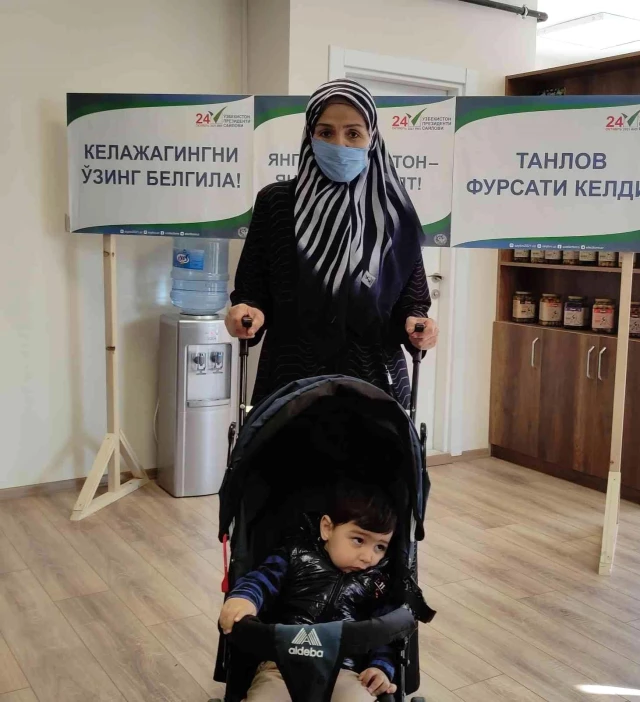 Özbekistan vatandaşları Bursa'da oy kullandı