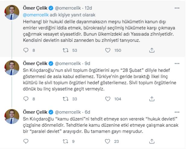 Kılıçdaroğlu'nun bürokratlarla ilgili açıklamalarına AK Parti'den yanıt: Yassıada zihniyetidir